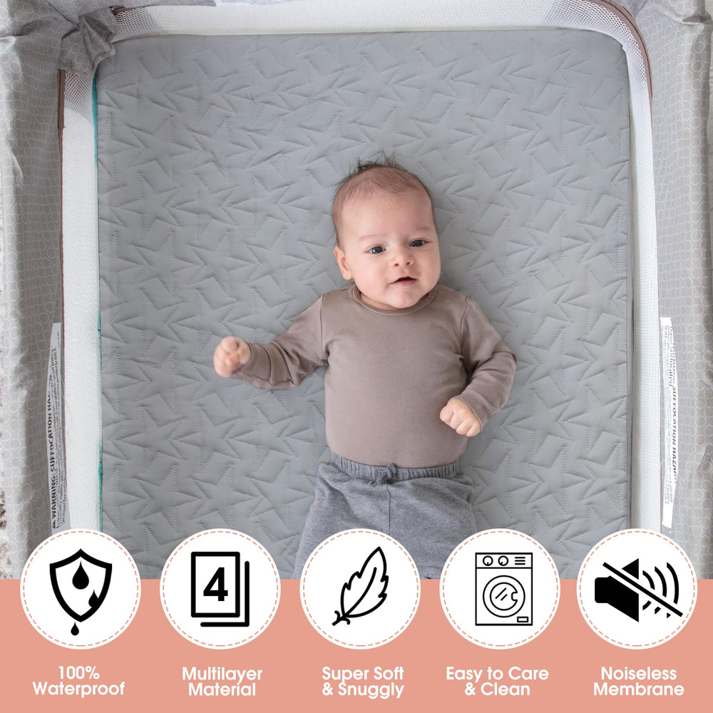 ACRABROS soft organic cotton cover with breathable fabric gentle on skin