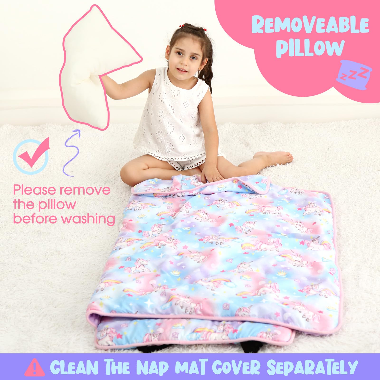 ACRABROS nap mat-name-card focuses on easy identification in busy daycare settings.