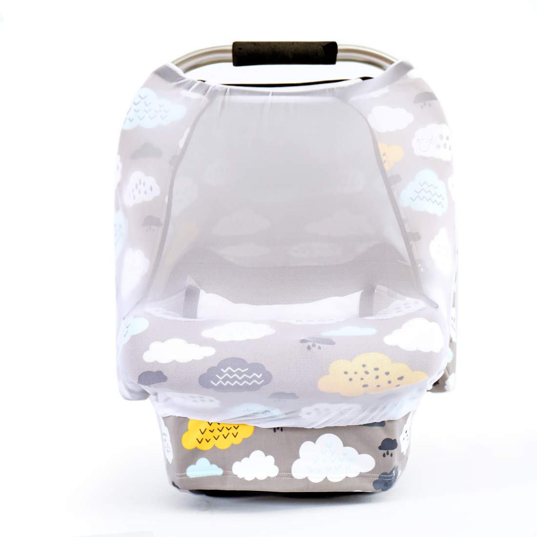 ACRABROS universal-fit baby cover with snap closures for secure installed