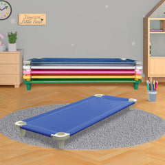 Acrimet Nap Cot stainless tubes close-up highlighting durable construction