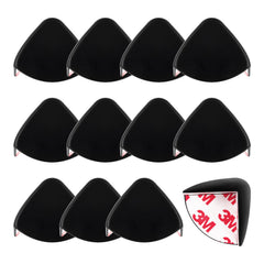 Acuity Modern baby-proofing corner protector 12-pack in black cushions sharp edges for safer play.
