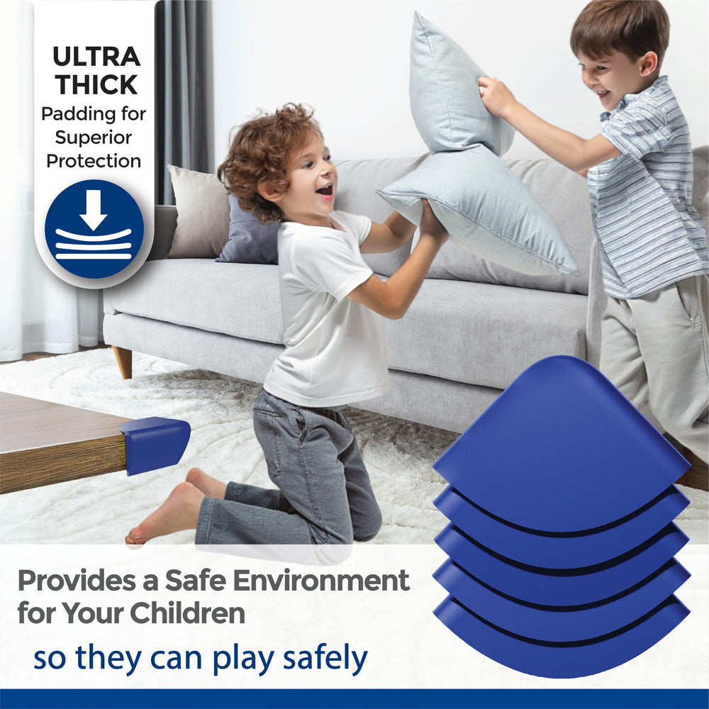 Acuity Modern easy-installation corner protectors demonstrate quick setup