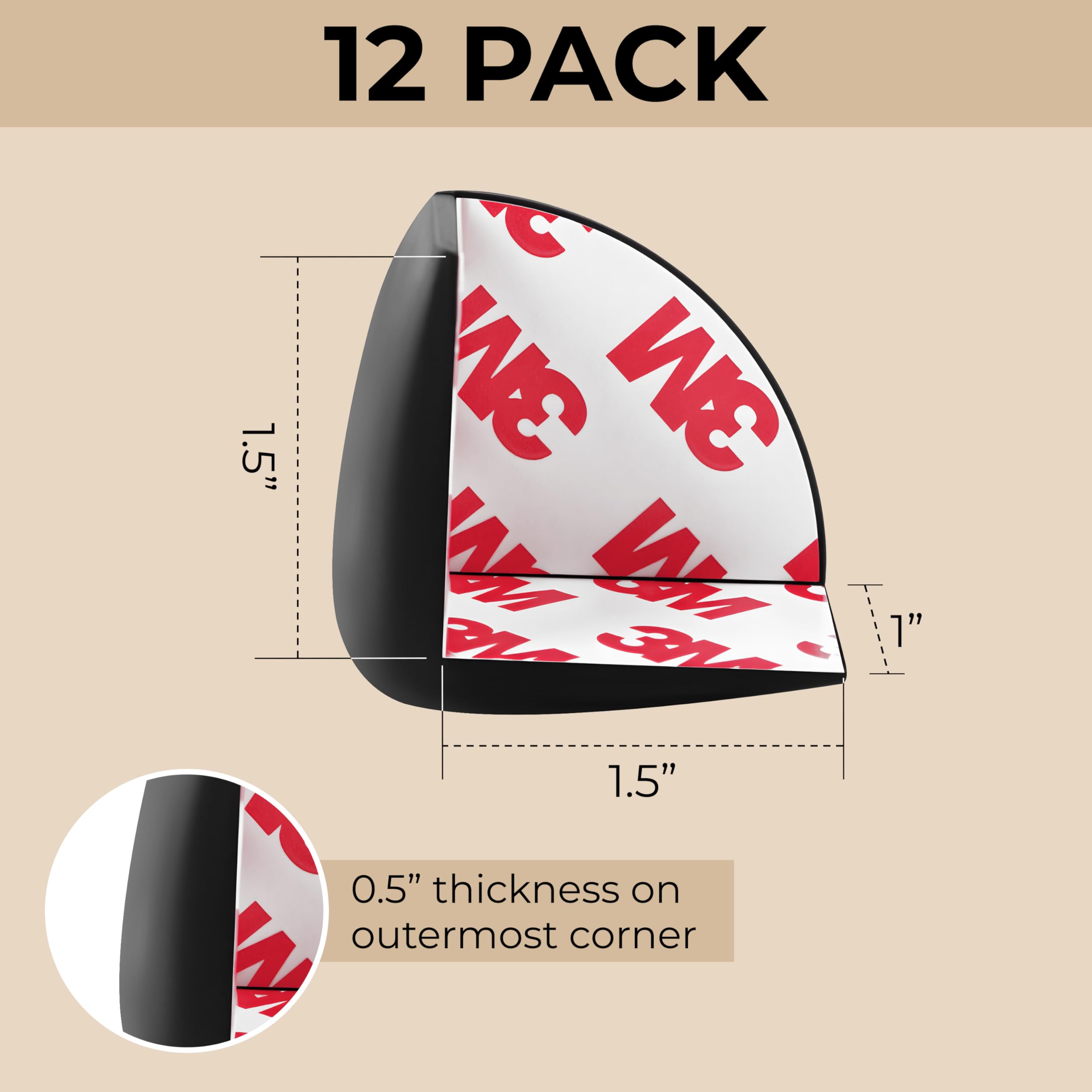 Acuity Modern food-grade silicone corner protector emphasizes safety with skin-friendly material for lively families.