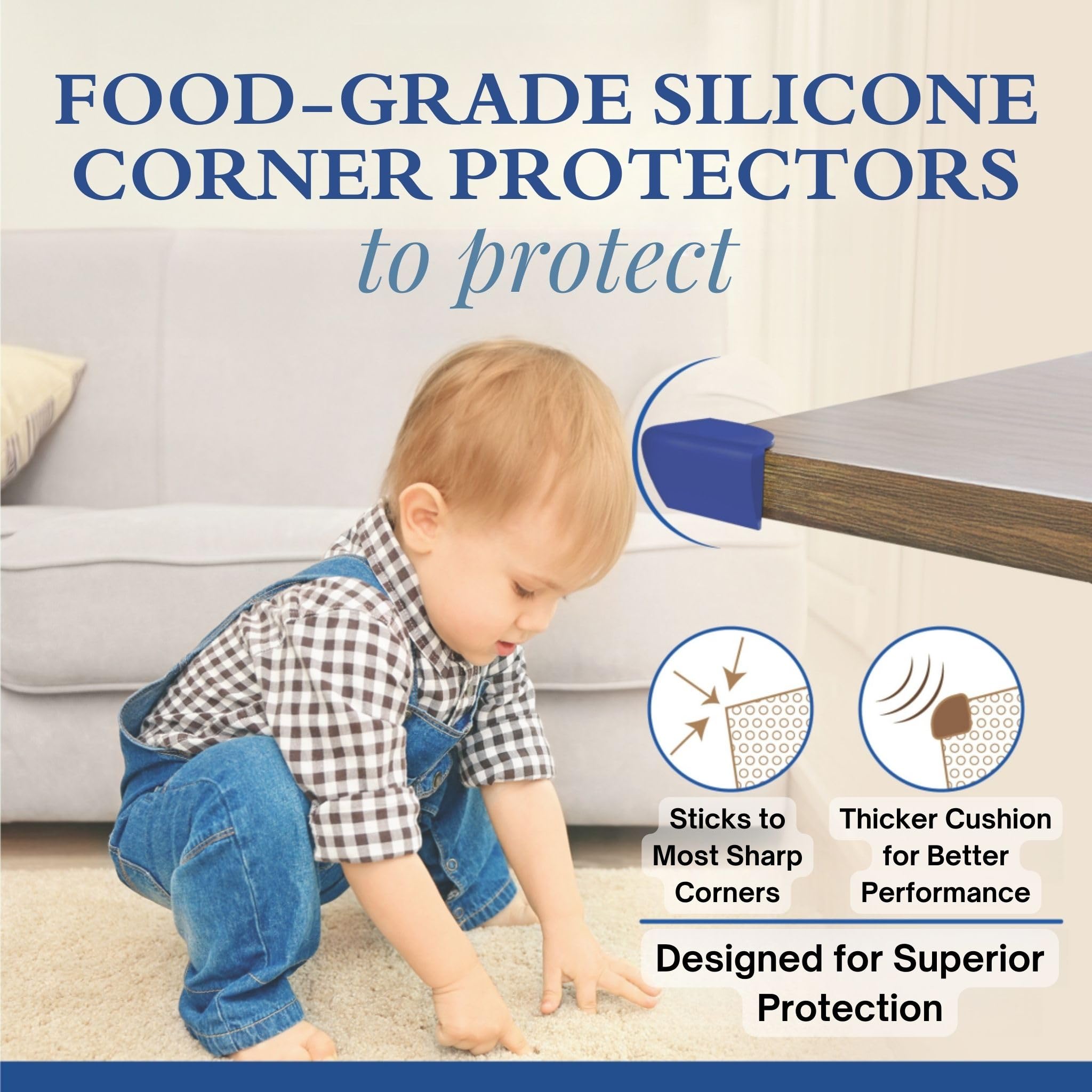 Acuity Modern food-grade silicone material offers non-toxic, odor-free protection