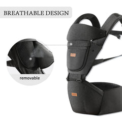Acumas baby carrier 6-in-1 carry ways for newborn to toddler convenience.