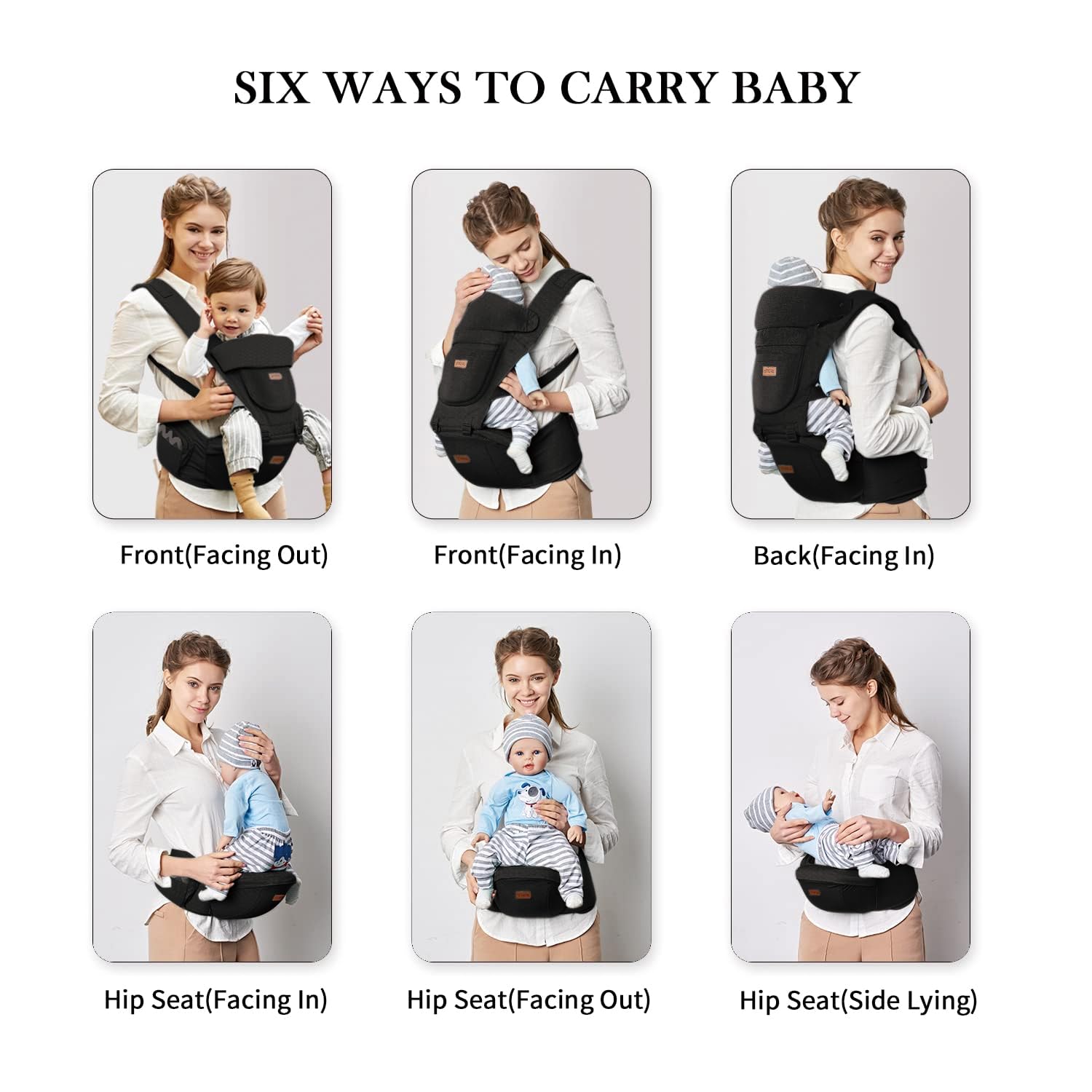 Acumas baby carrier breastfeeding-friendly design enables hands-free feeding on the go.