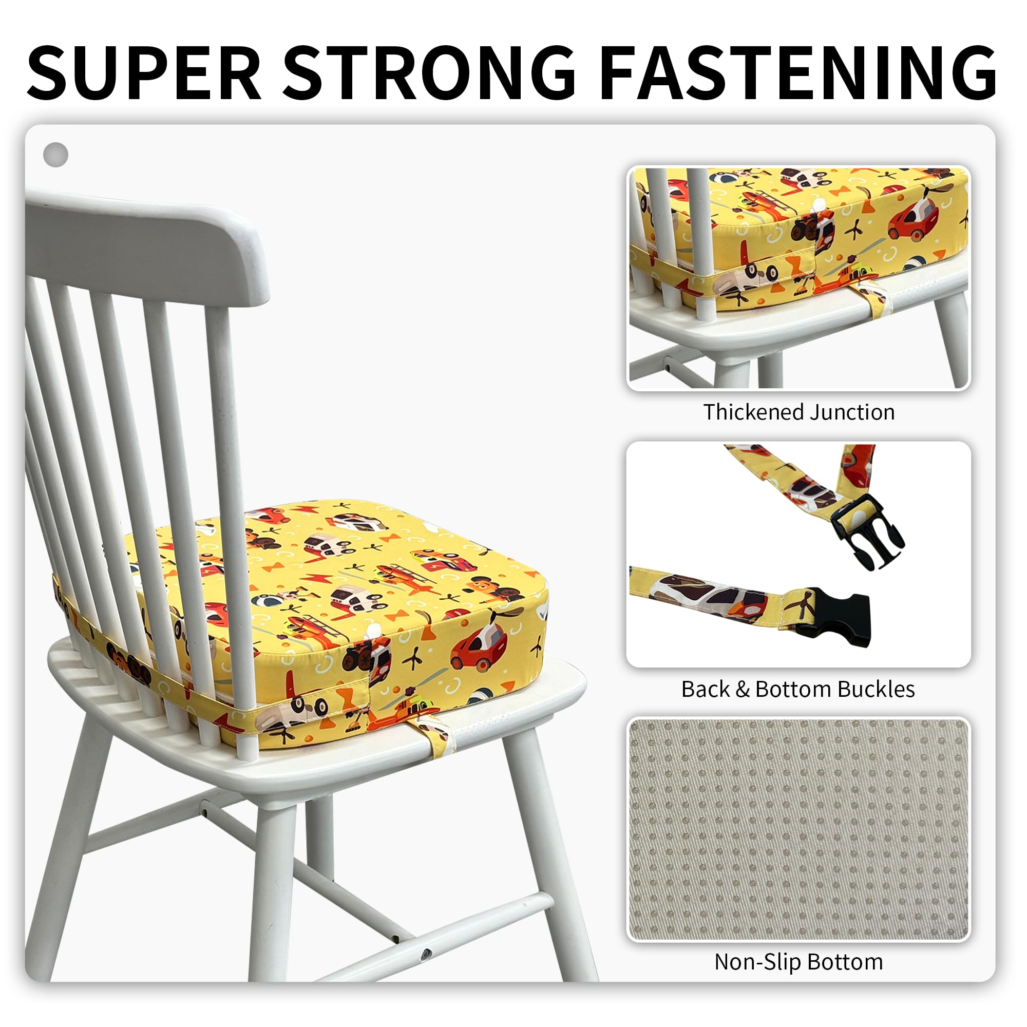 Acxseo portable dining booster ready for travel and family meals.
