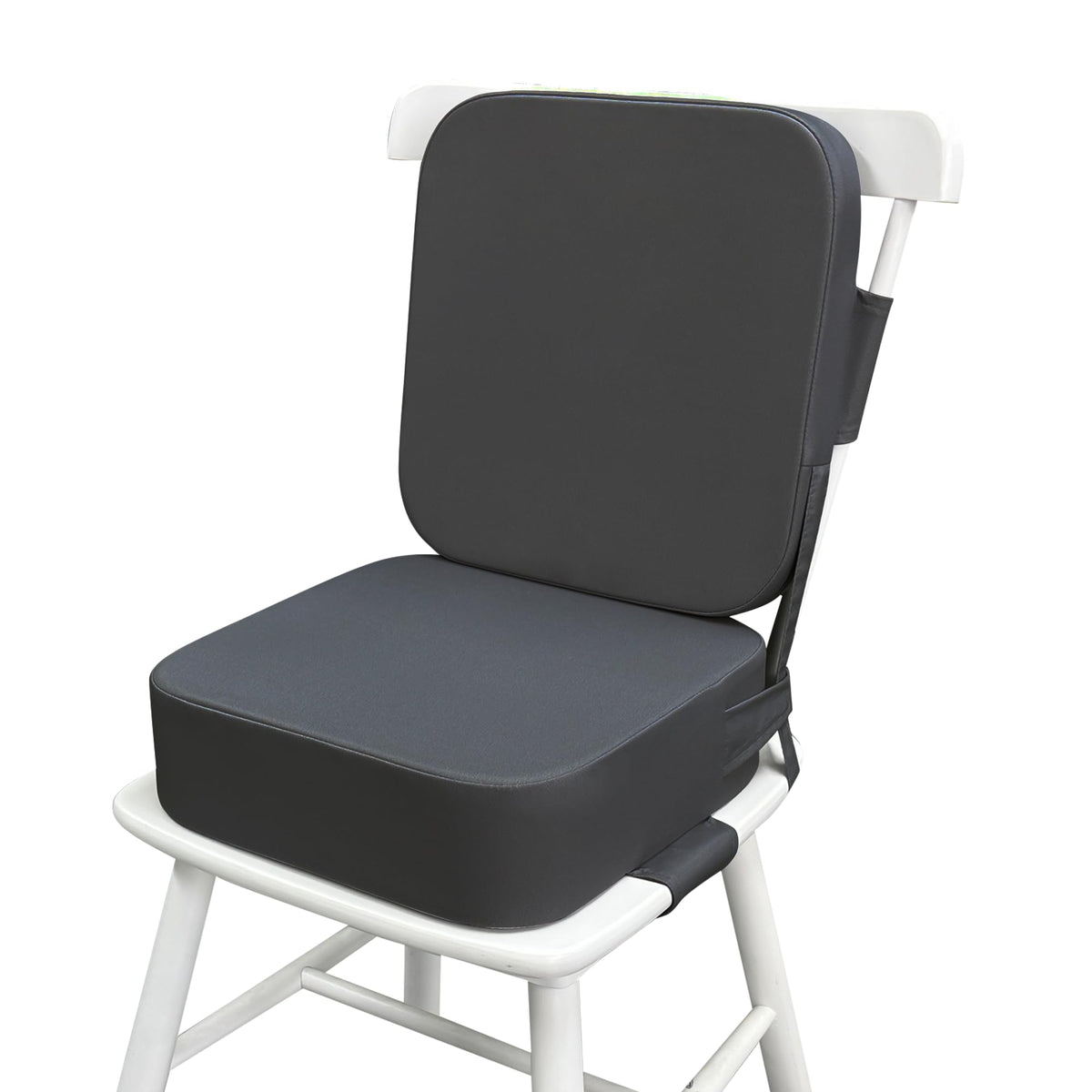 Acxseo toddler booster seat with backrest promotes upright posture during meals