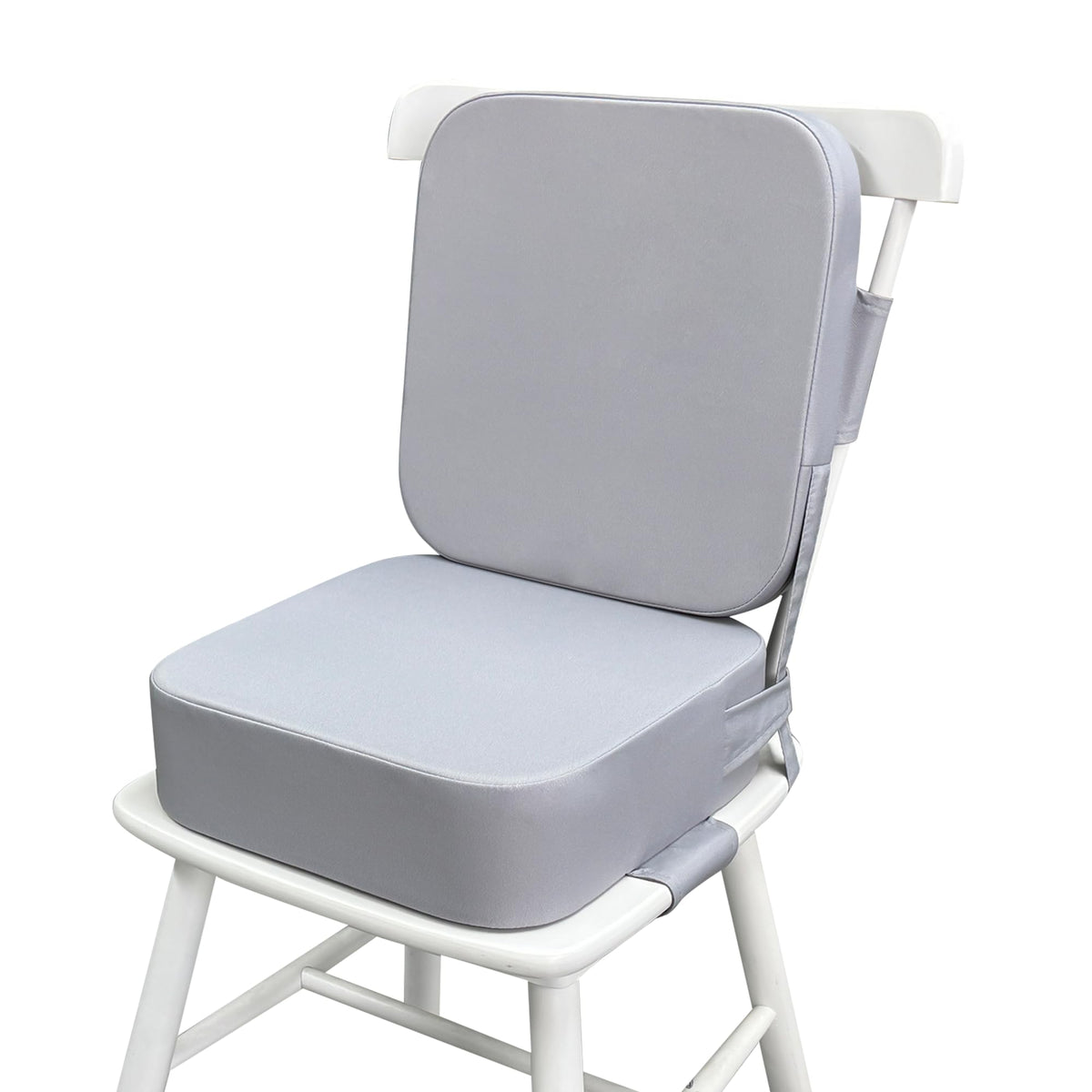Acxseo toddler booster seat on chair showing backrest supports upright meals.
