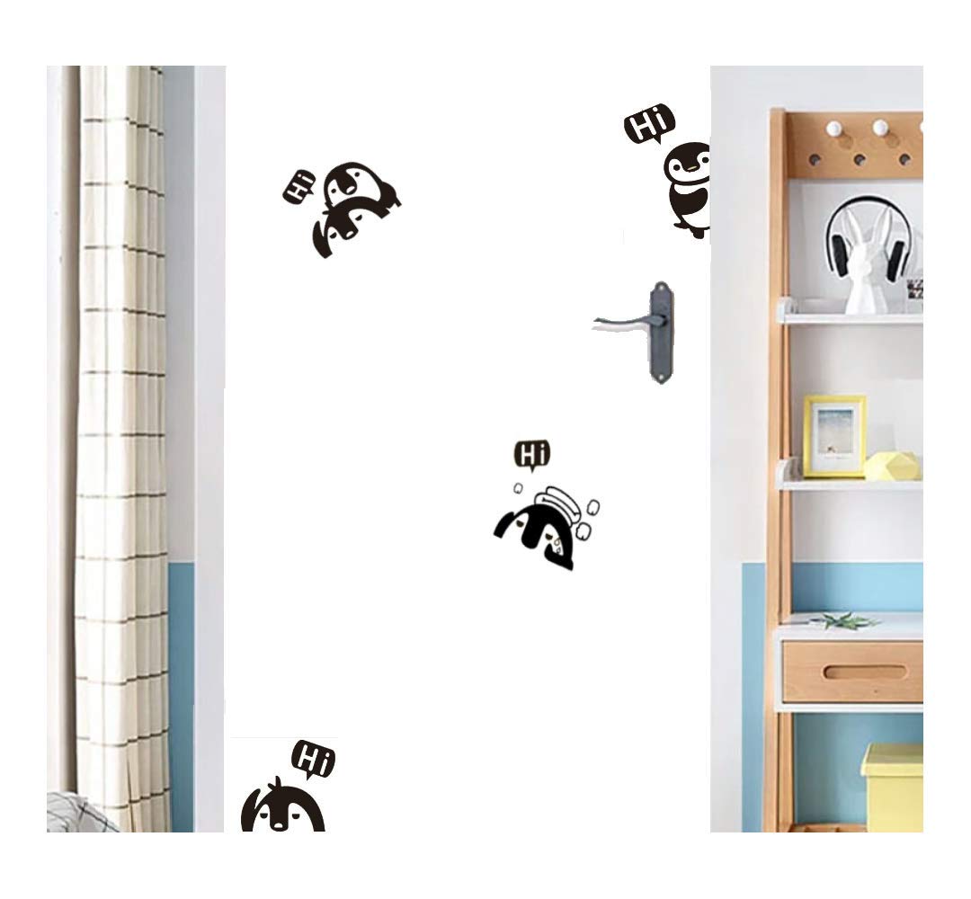 Adam Victor DIY decor art stickers penguin family scene for classroom or home