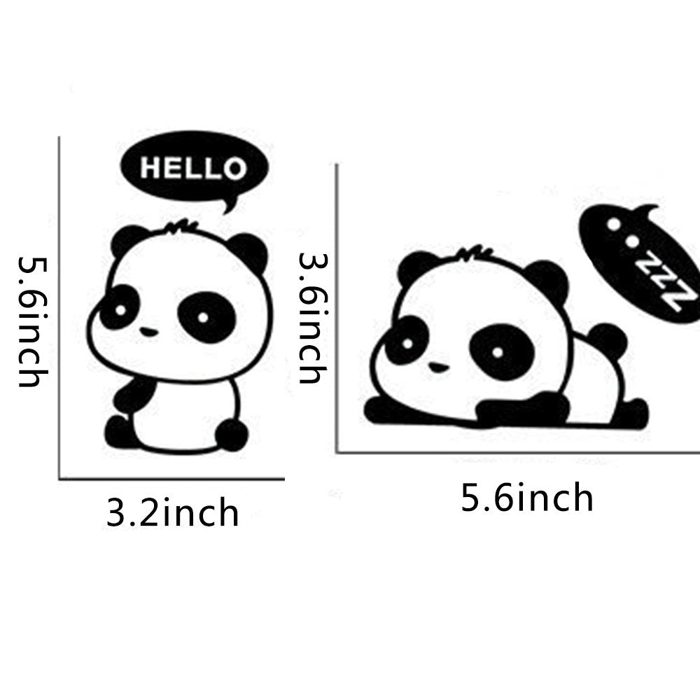 Adam Victor diy wall decor instant styling with removable panda decals