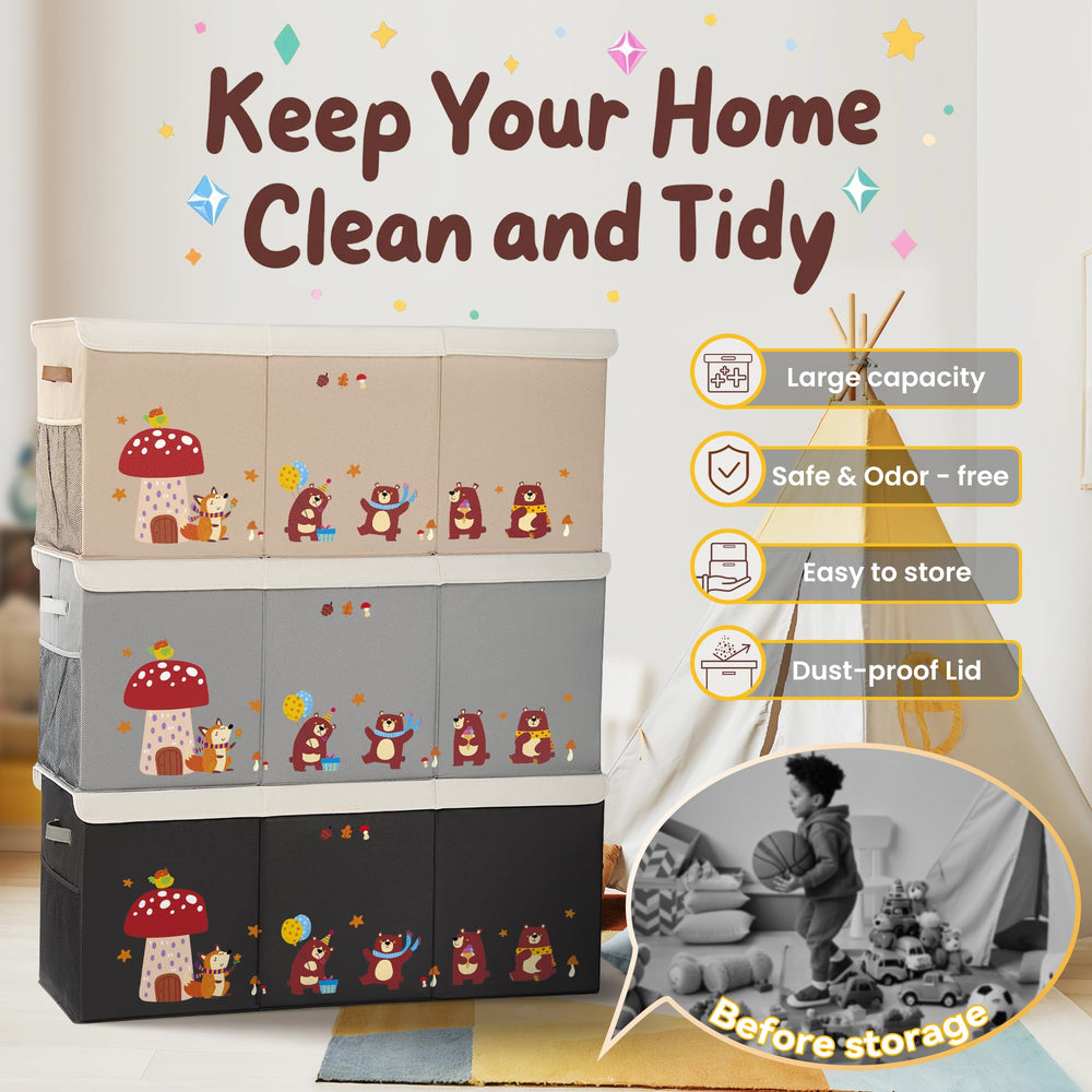 ADEHMDA detachable divider helps organized storage and quick access.