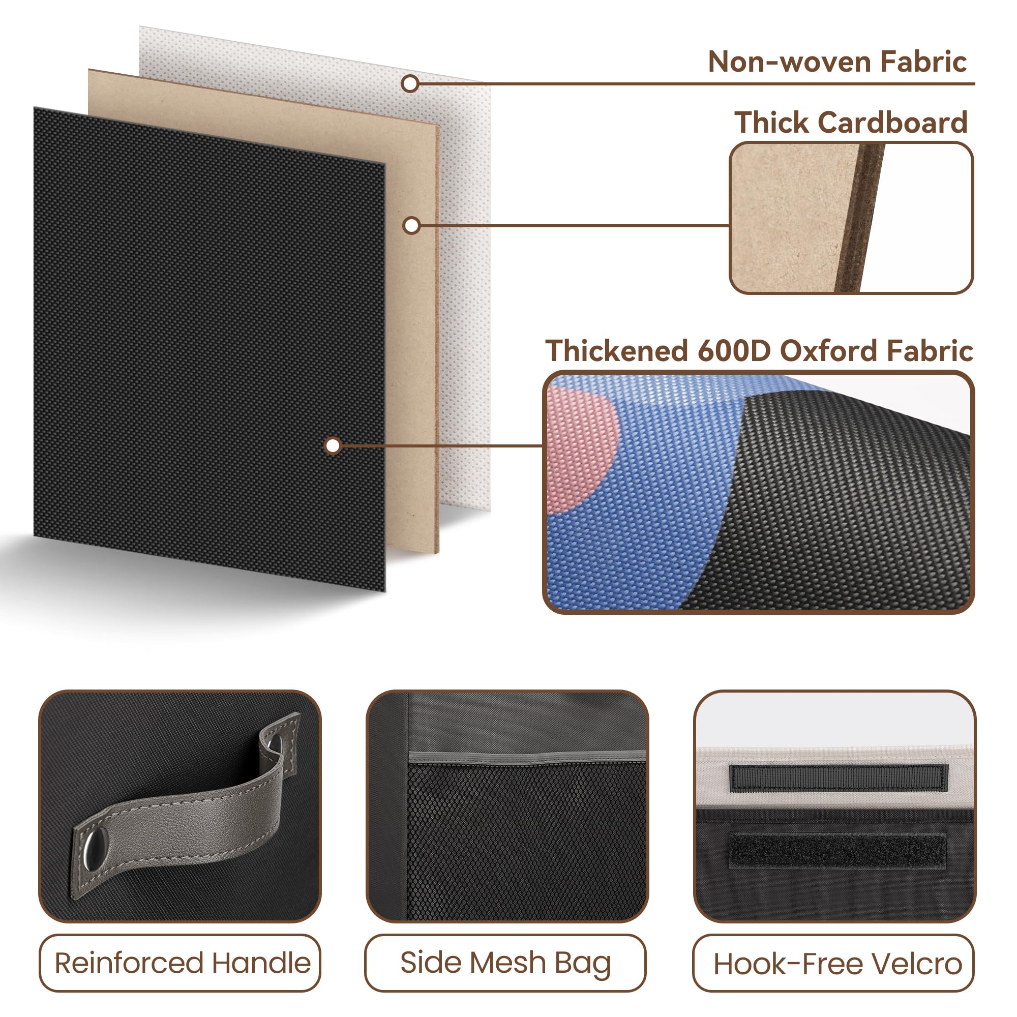 ADEHMDA 80L toy storage box folded-flat saves space when not in use.