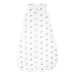 aden + anaïs Baby Sleeping Bag Animal Kingdom front view shows breathable cotton for comfort