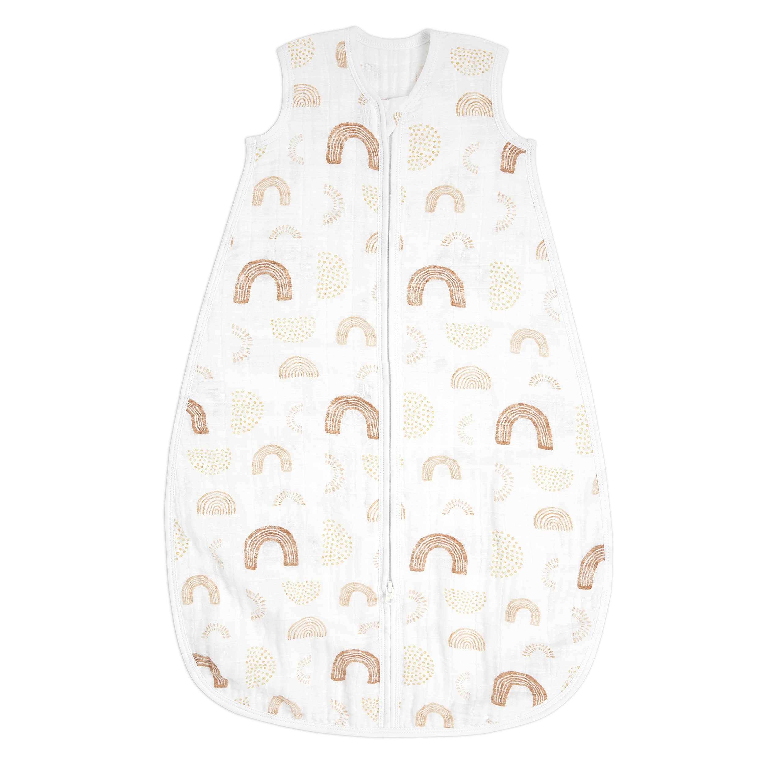 aden + anais baby sleeping bag wearable swaddle demonstrates breathable muslin for cozy nights.