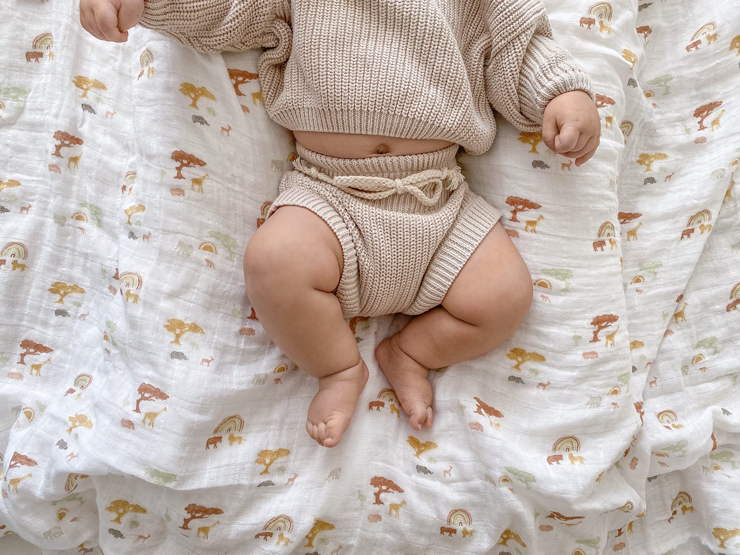 aden + anais single-layer muslin weave emphasizes thin, breathable design.