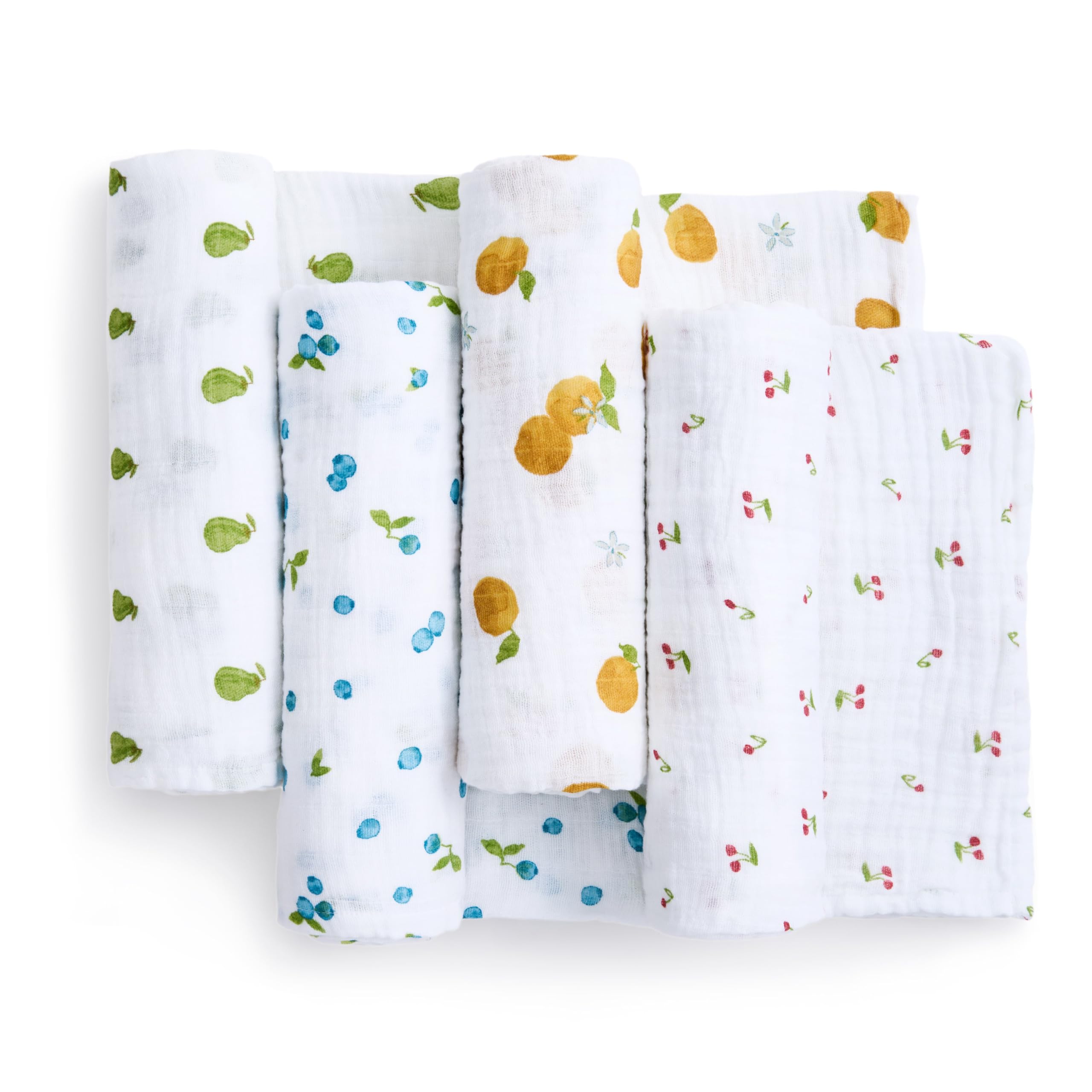 aden + anais Boutique Organic Swaddle Blanket in a nursery shows durable, machine-washable fabric.