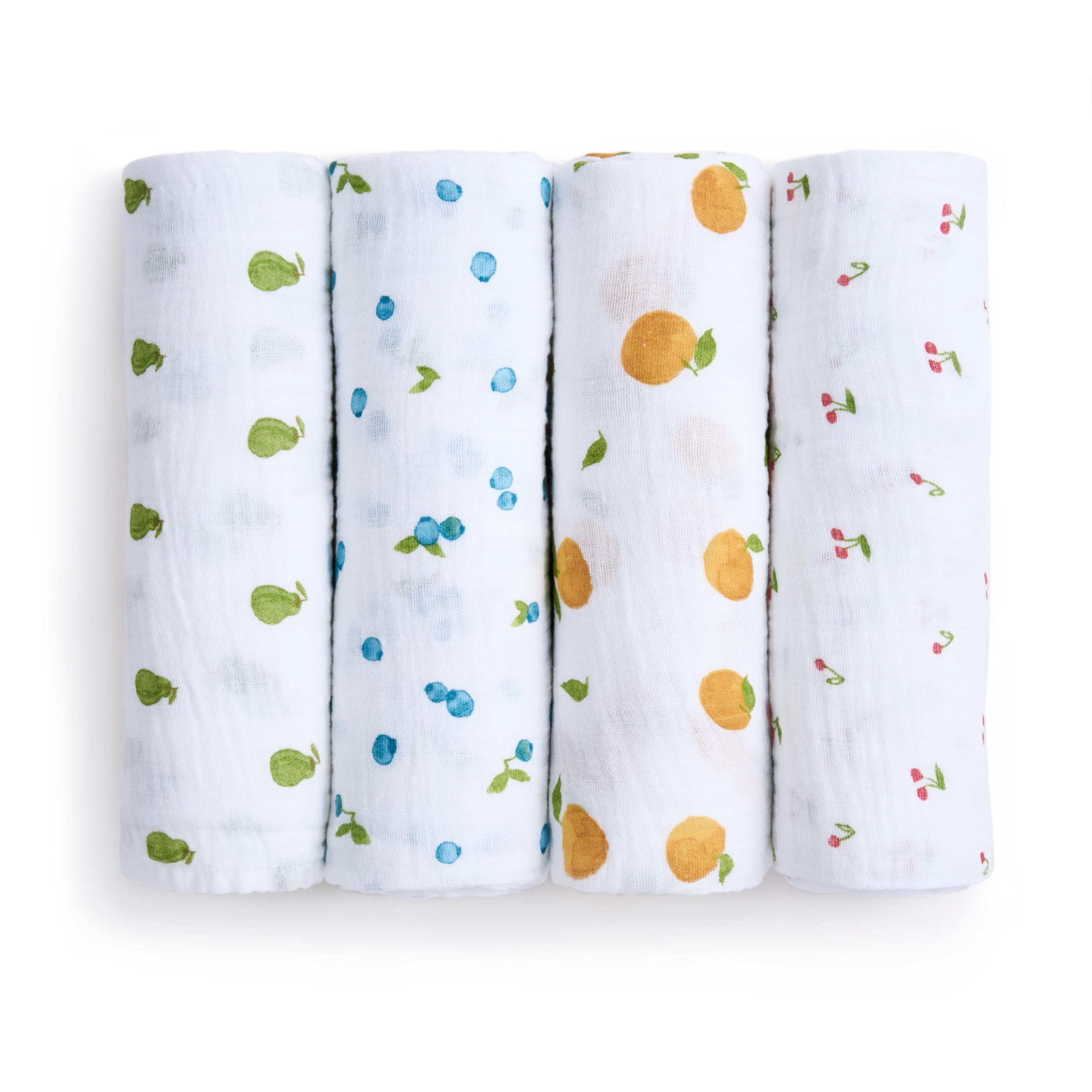 aden + anais Boutique Organic Swaddle Blanket close-up shows soft cotton texture for newborn comfort.