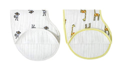 aden + anais Burpy Bib Jungle Jam full-coverage back keeps outfits clean during meals