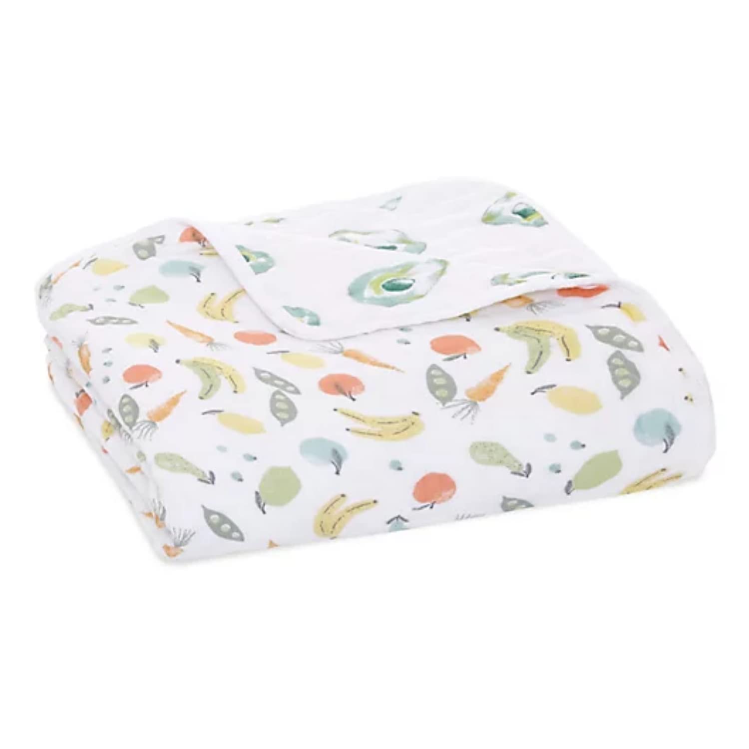 aden + anais Dream Blanket closeup of four-layer muslin offers breathable warmth for baby