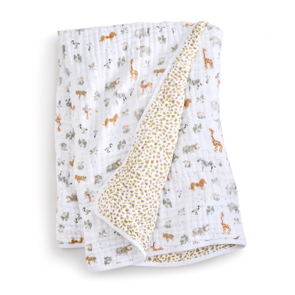 aden + anais dream blanket during tummy time offers cozy breathable support.