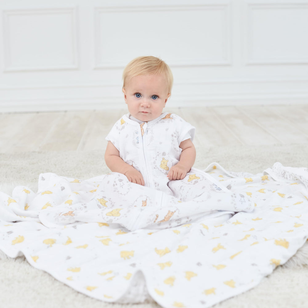 aden + anais Dream Blanket Winnie Pooh nursery decor and gift inspiration.