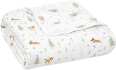aden + anais Essentials blanket closeup for newborn tummy time cuddles and soothing comfort.