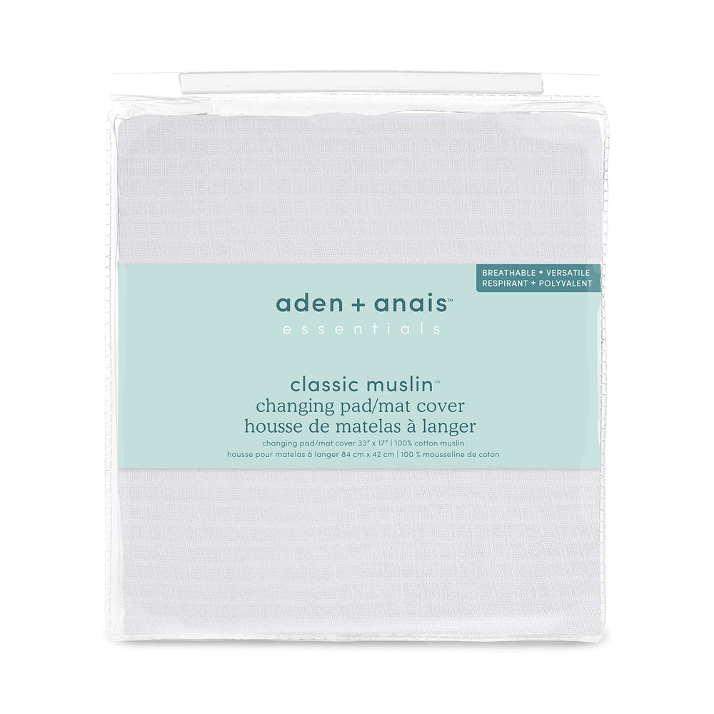 aden + anais essentials changing pad cover fits standard 7x33 inch pads