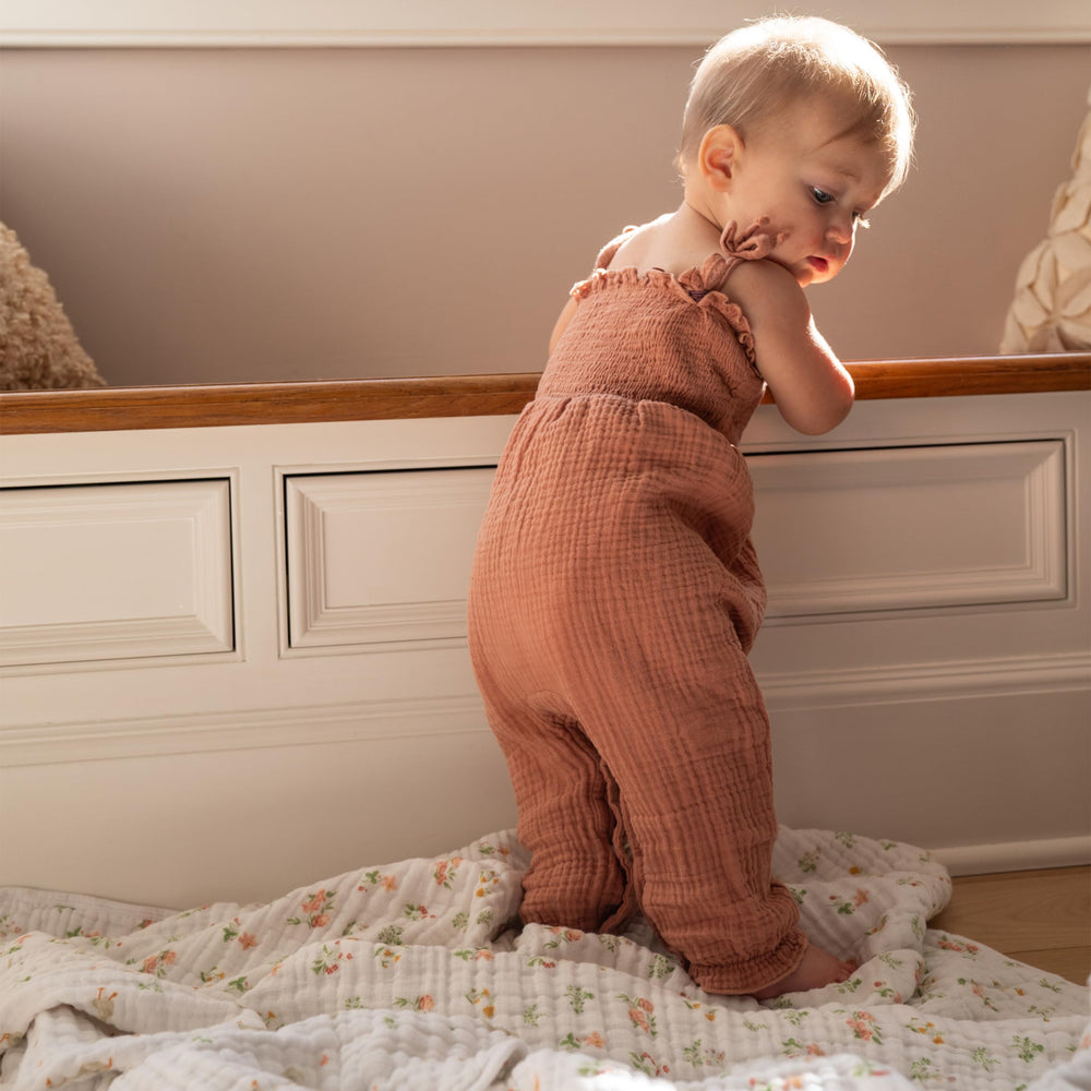 aden + anais Essentials Dream Blanket nestled for bedtime snuggle and soothing nights