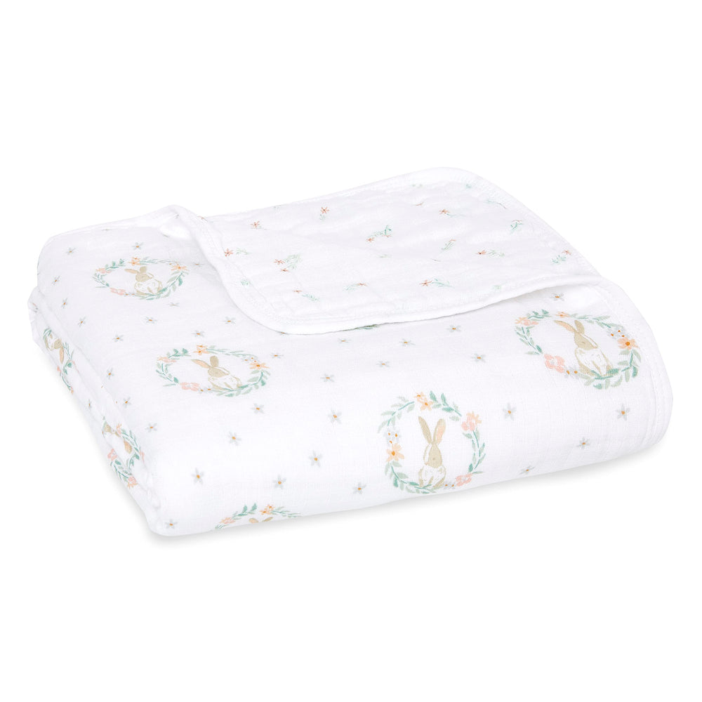 aden + anais Essentials Dream Blanket folded for cozy newborn comfort.