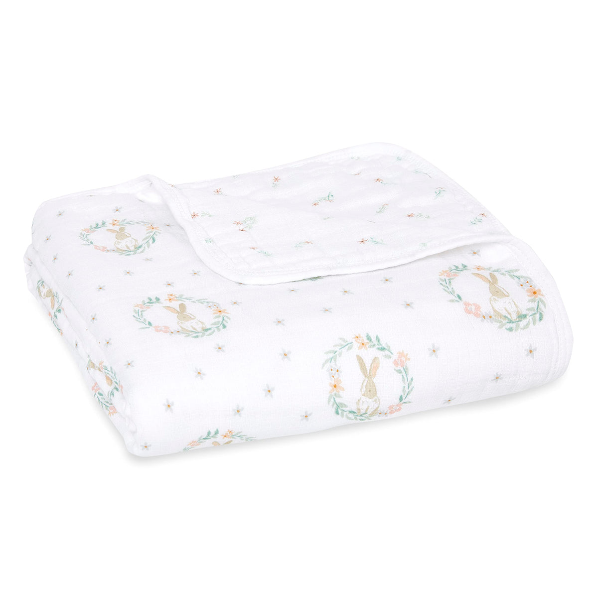 aden + anais Essentials Dream Blanket folded for cozy newborn comfort.