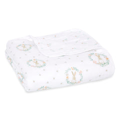 aden + anais Essentials Dream Blanket folded for cozy newborn comfort.