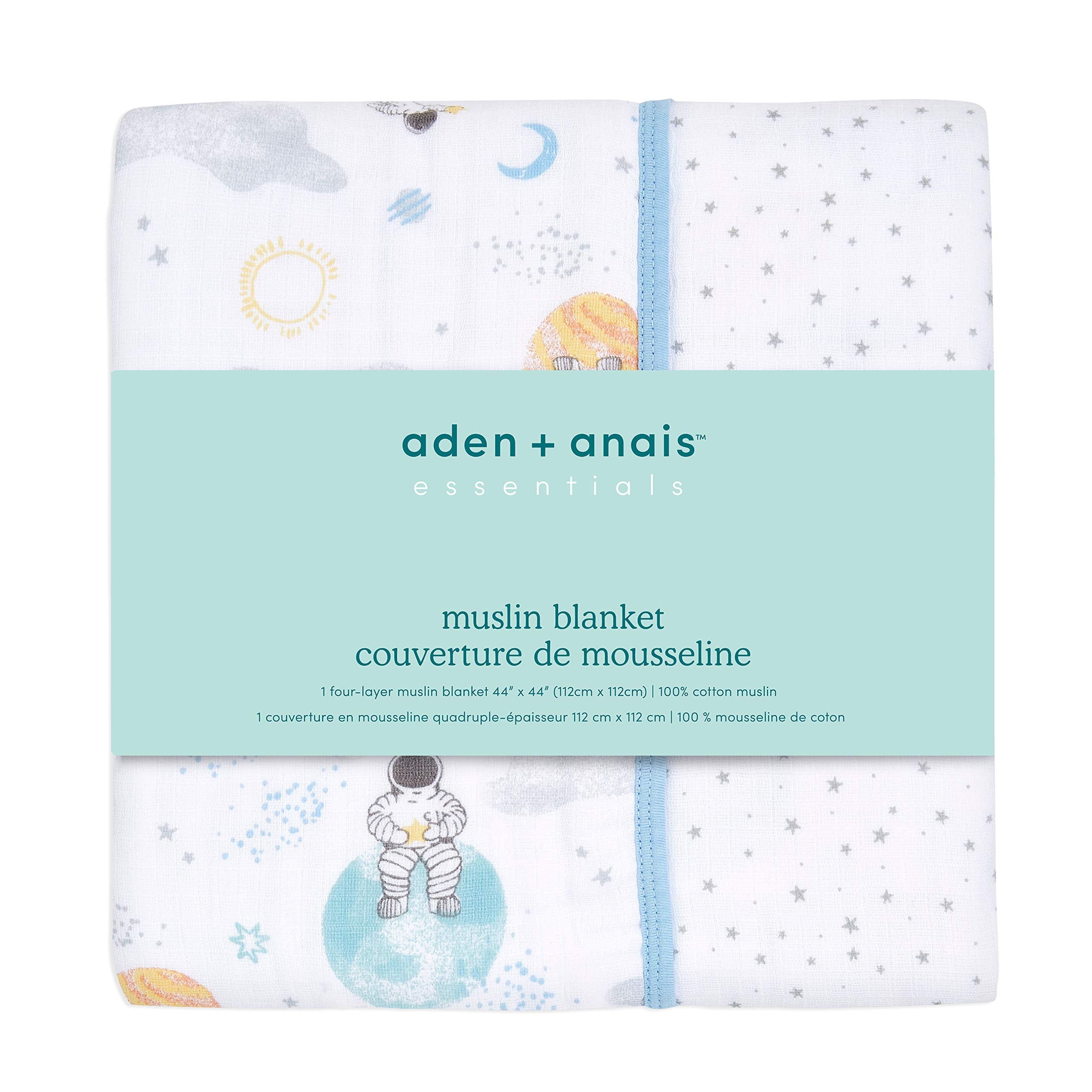 aden + anaïs Essentials Dream Blanket in a nursery-crib scene highlighting cozy layering.