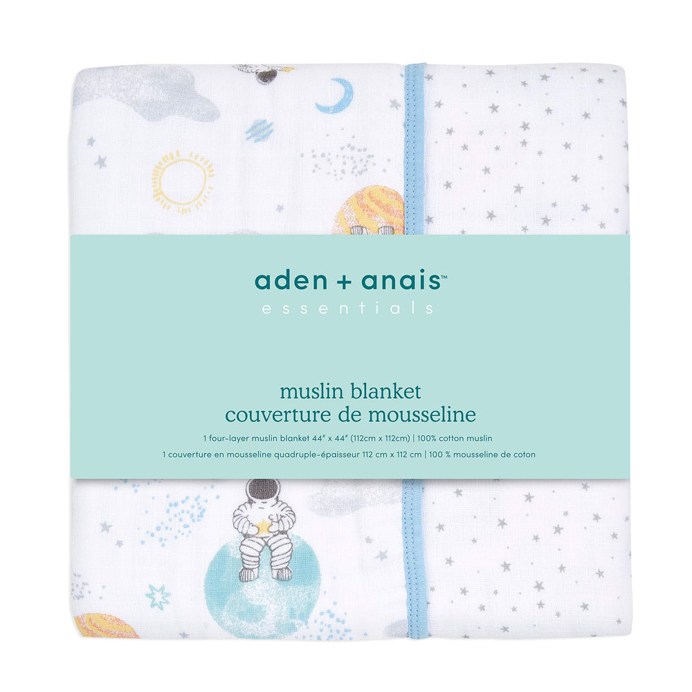 aden + anaïs Essentials Dream Blanket in a nursery-crib scene highlighting cozy layering.