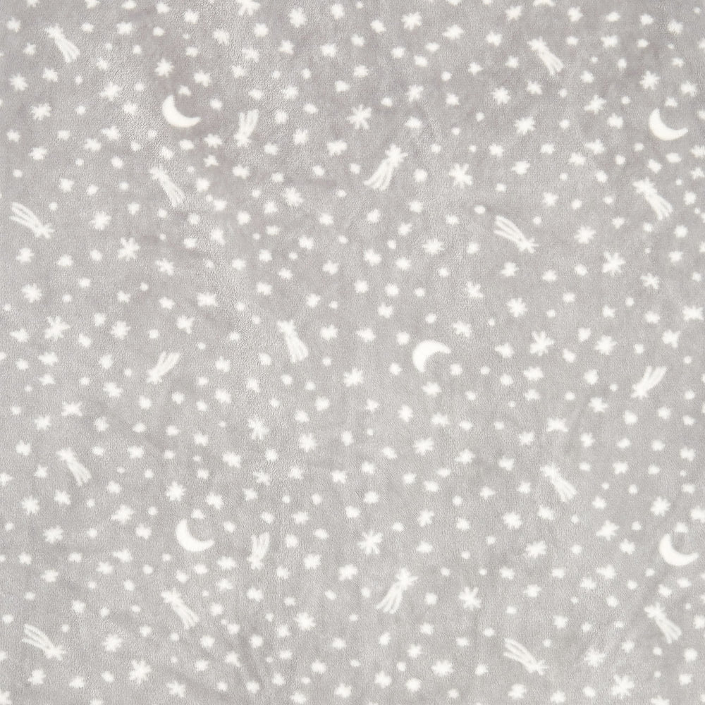 aden + anais Essentials Easy Sleeping Bag Winter Sky inverted zipper for easy diaper changes.