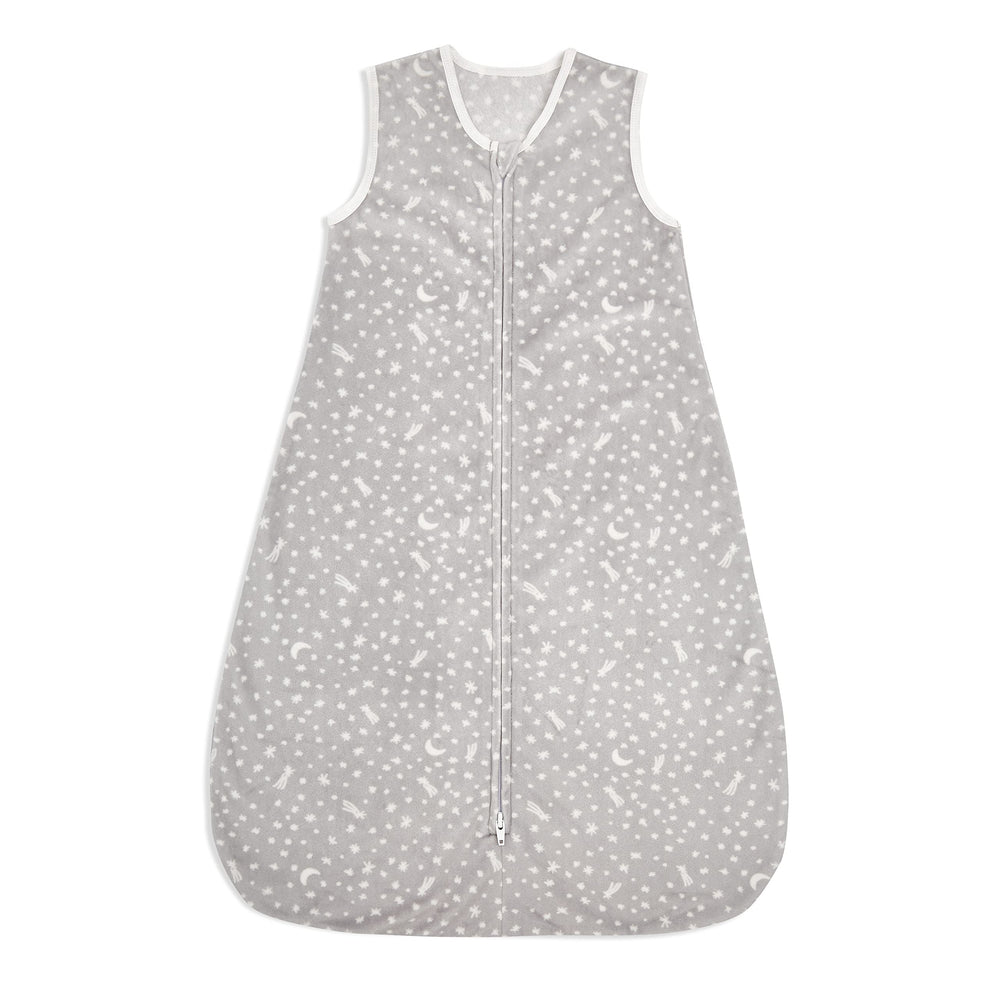 aden + anais Essentials Easy Sleeping Bag Winter Sky velboa texture highlights soft warmth for baby sleep.