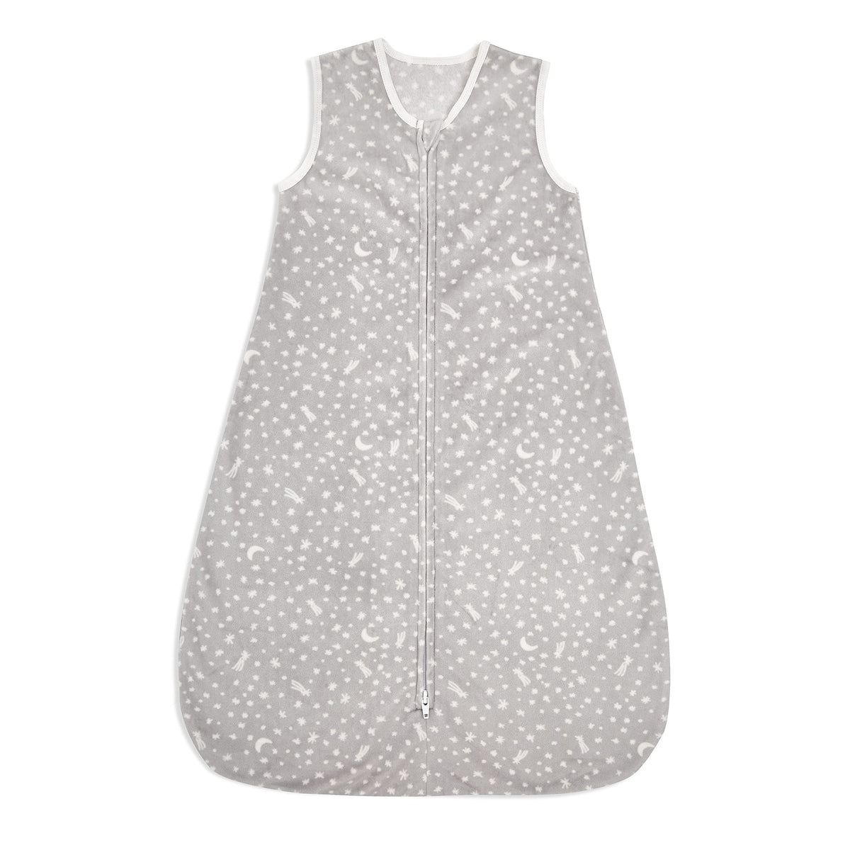 aden + anais Essentials Easy Sleeping Bag Winter Sky velboa texture highlights soft warmth for baby sleep.