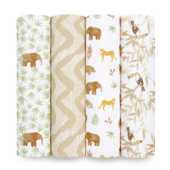 aden + anais Essentials muslin swaddle blankets packaging, ideal gifting and baby care.