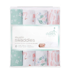 aden + anais Essentials muslin swaddle Briar Rose – versatile blanket for stroller cover and swaddling.