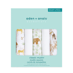 aden + anais Musy Squares catching drool and spills with quick-dry softness