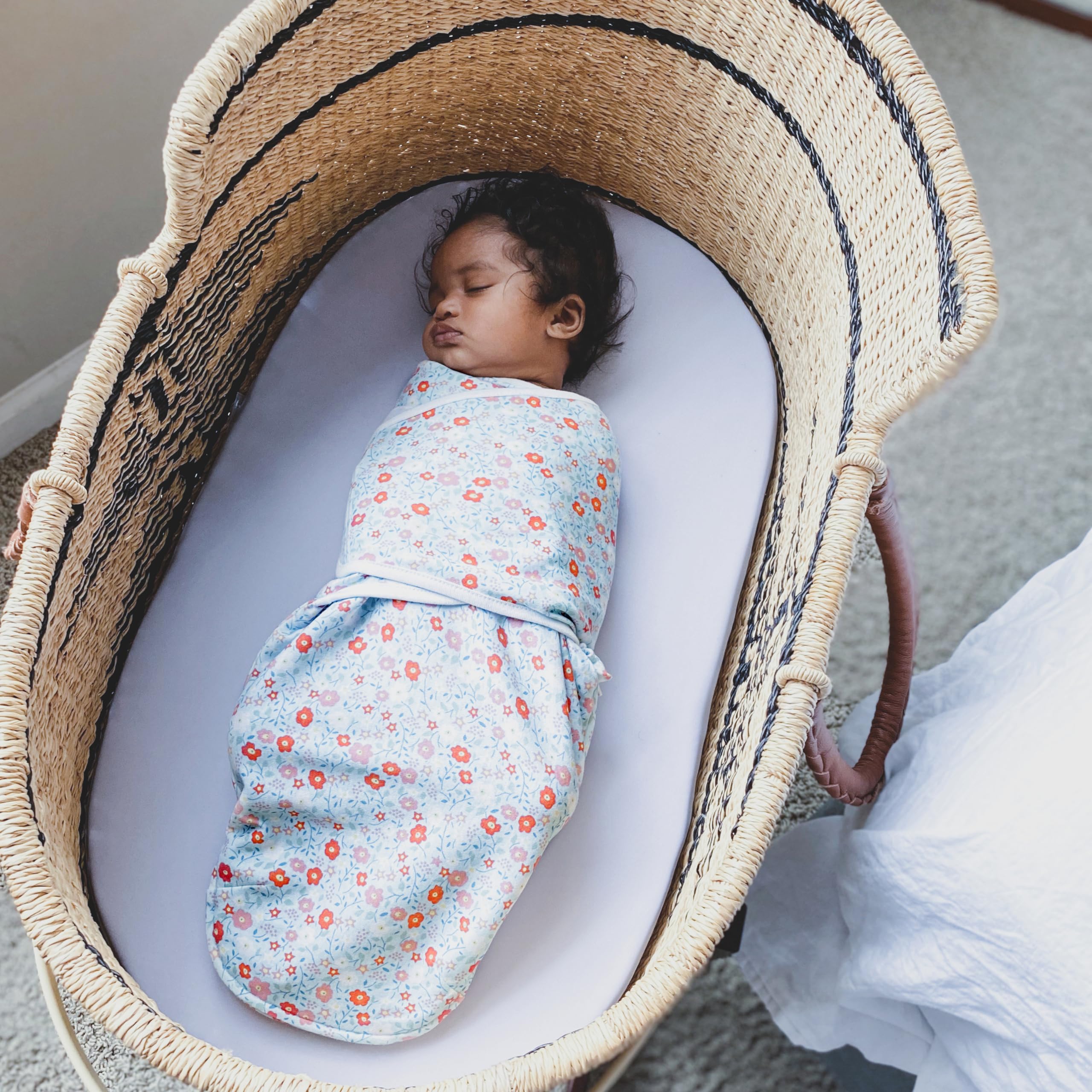 Aden + anais Essentials 3-pack swaddles provide ready-to-use options for busy parents.