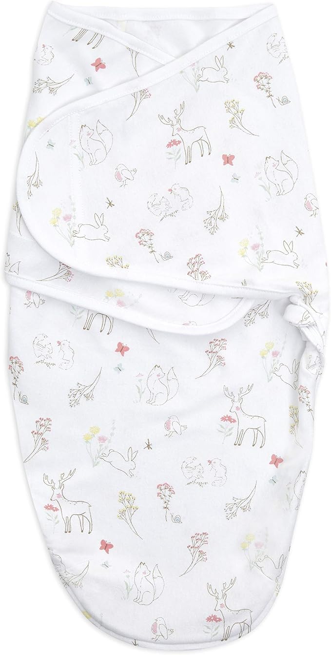 Aden + anais Essentials Swaddle womb-like comfort supports restful sleep environments.