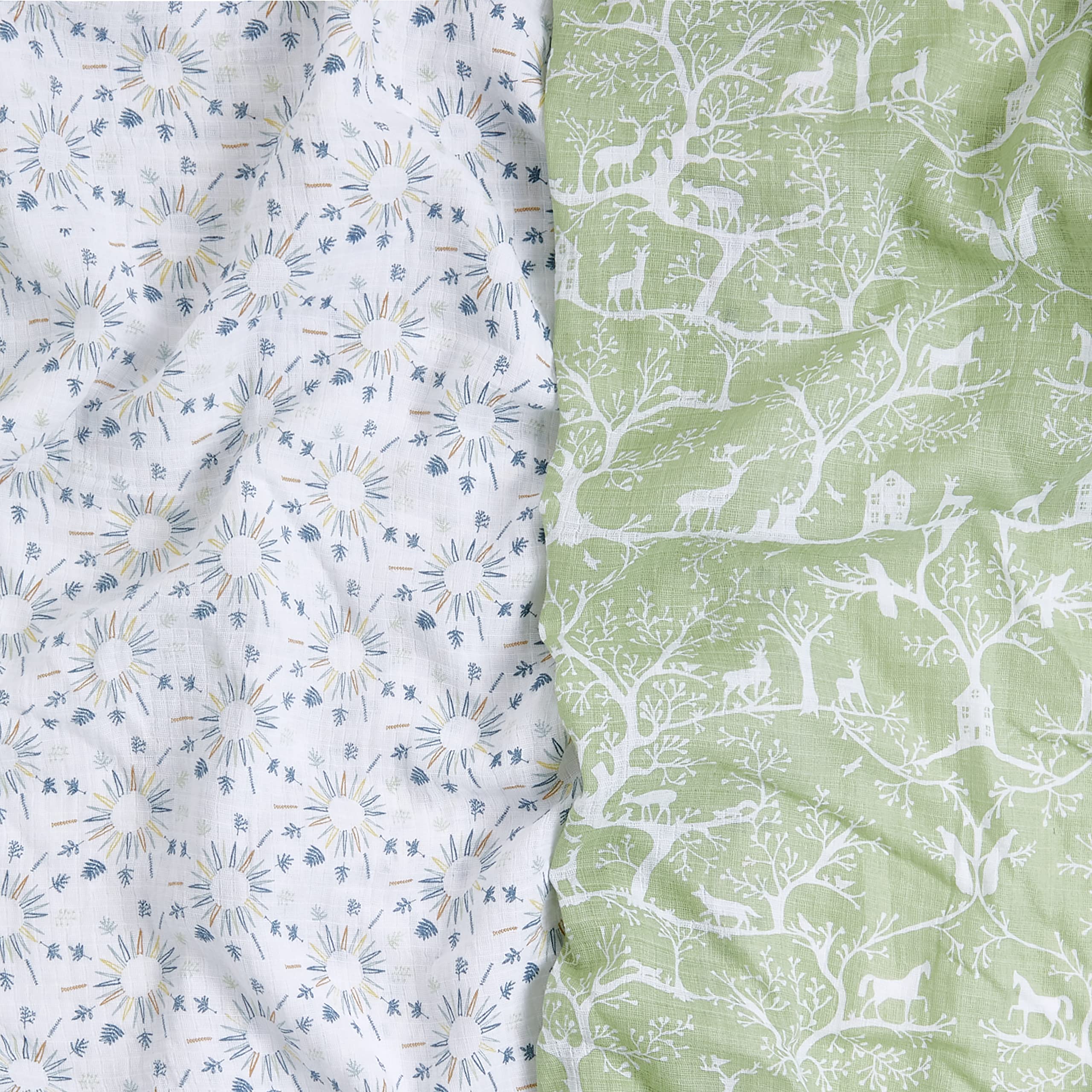 aden +anais Harmony baby under blanket demonstrating breathable warmth for comfy naps.