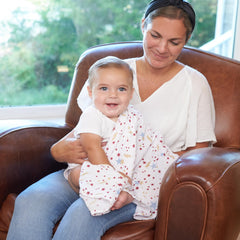 aden + anais Harry Potter swaddle blanket close-up reveals breathable muslin fibers.