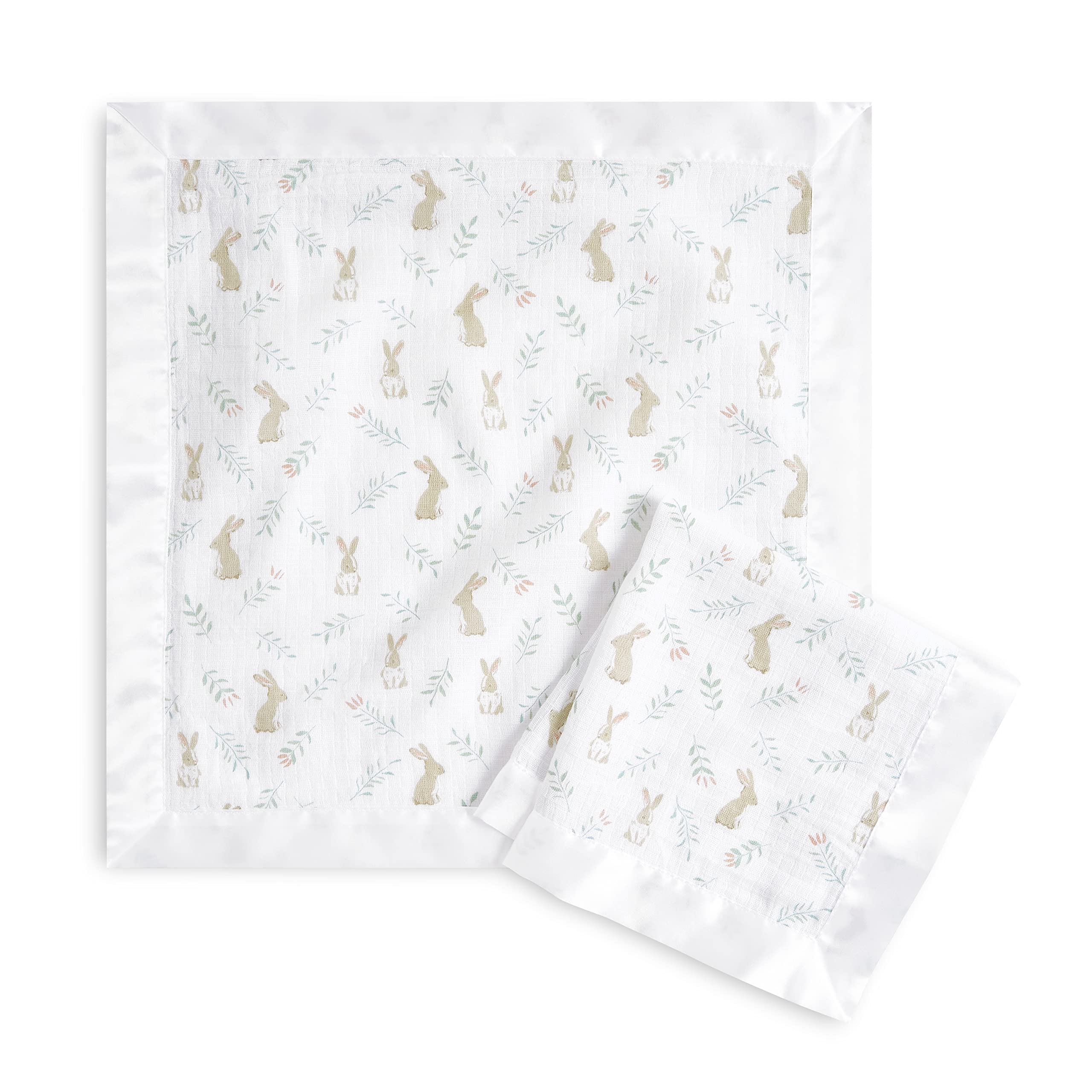 aden + anais Issie security blanket in crib snuggle shows breathable muslin for calm naps.