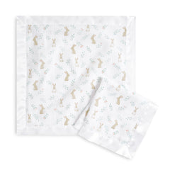 aden + anais Issie security blanket in crib snuggle shows breathable muslin for calm naps.