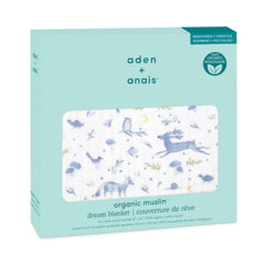 aden-anais organic cotton muslin nursery blanket with gentle warmth