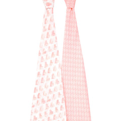 aden + anais Piece of My Heart swaddle flat lay shows breathable muslin and 44x44 inch size