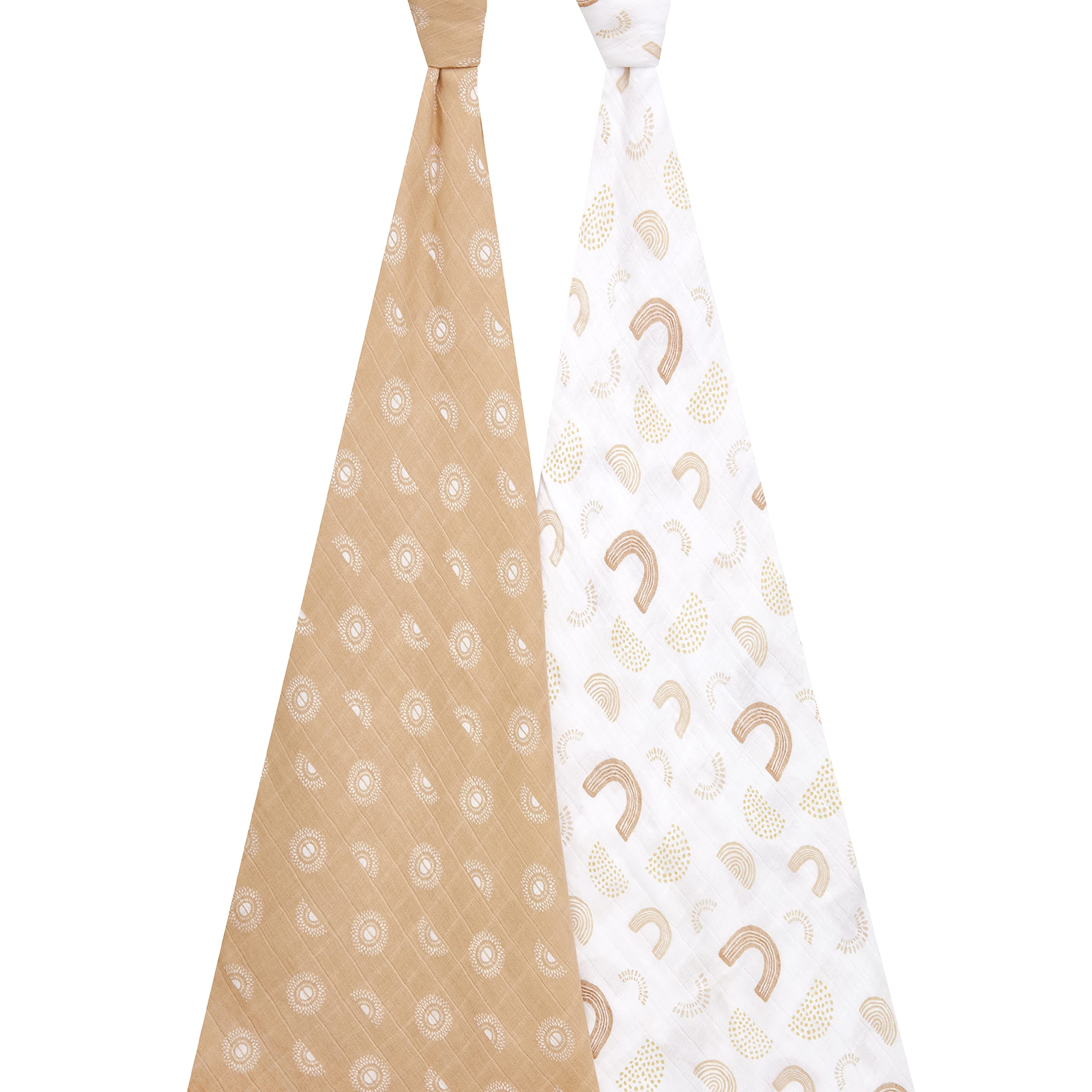 aden + anais swaddle blanket in nursery setting, showcasing versatile comfort for swaddling and on-the-go care