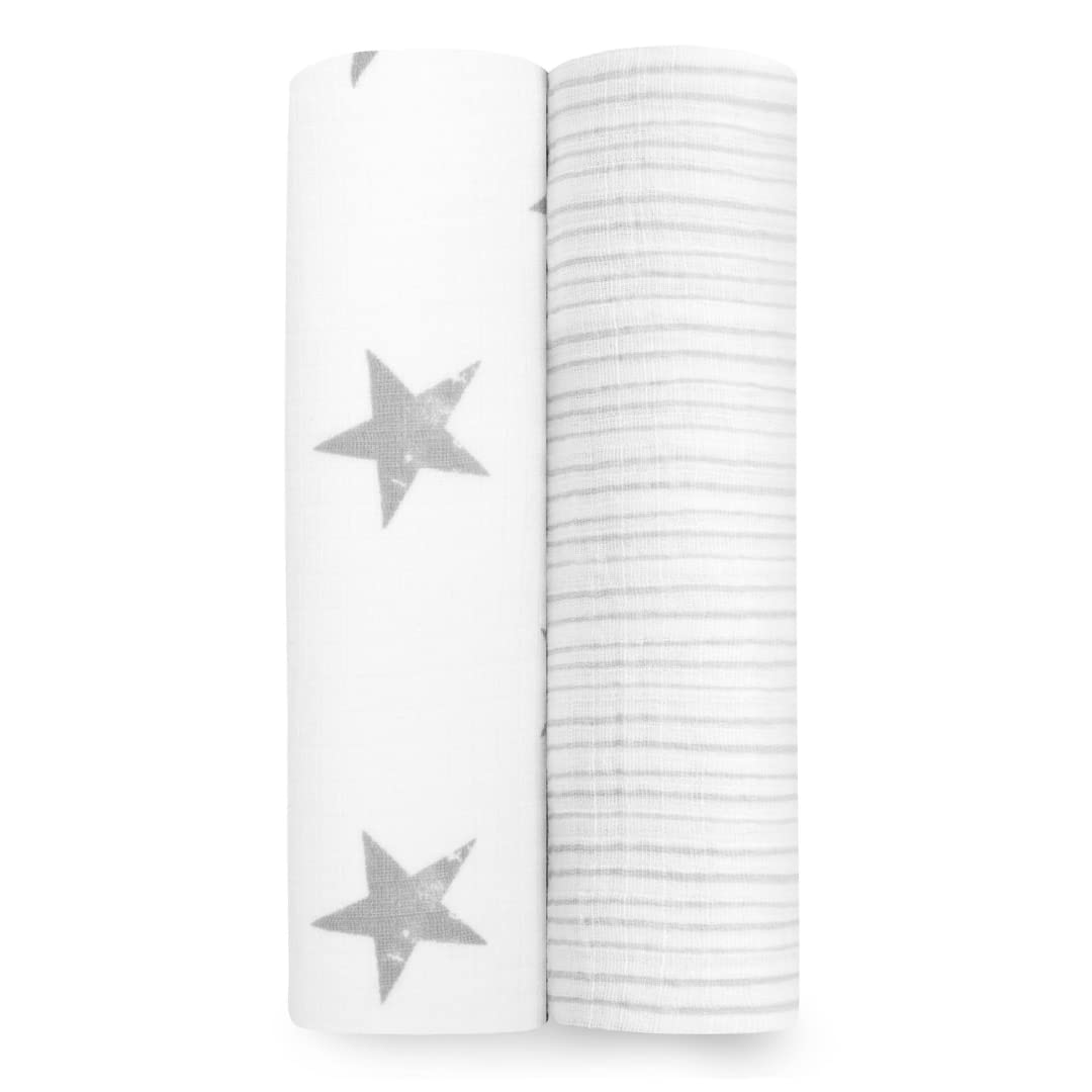 aden + anais swaddle blanket in dusty color showcases airy muslin for cozy newborn swaddling